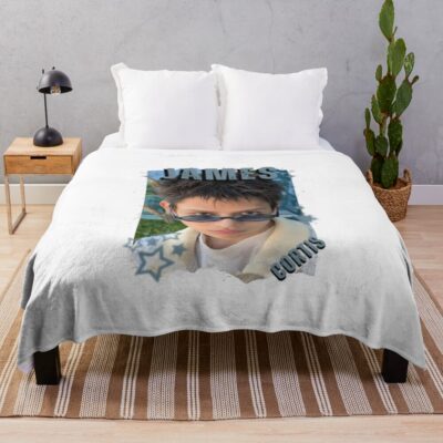 James Vintage Style Throw Blanket