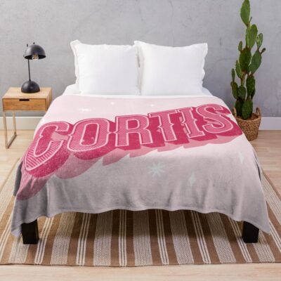 CORTIS Typography Morcaworks Throw Blanket