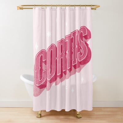 CORTIS Typography Morcaworks Shower Curtain