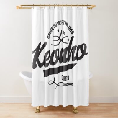 Keonho CORTIS Morcaworks Shower Curtain