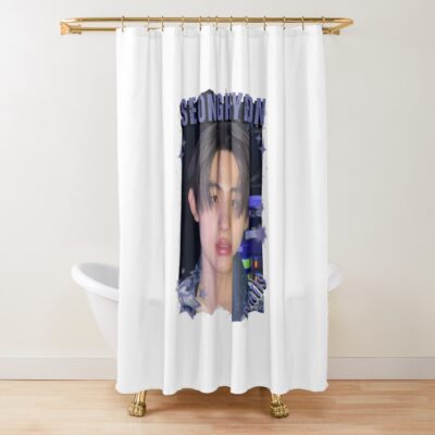 Seonghyeon Vintage Style Shower Curtain
