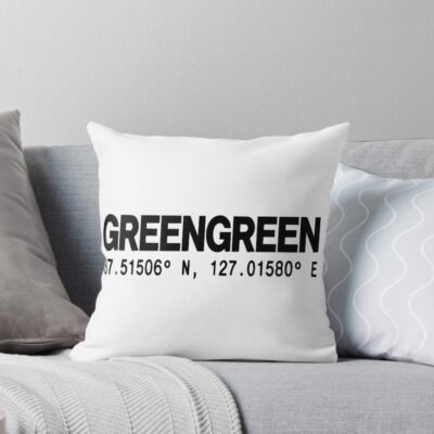 CORTIS Greengreen Throw Pillow
