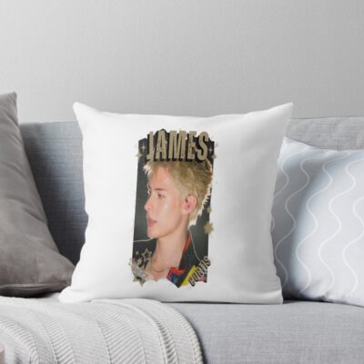James Iconic Edition Throw Pillow